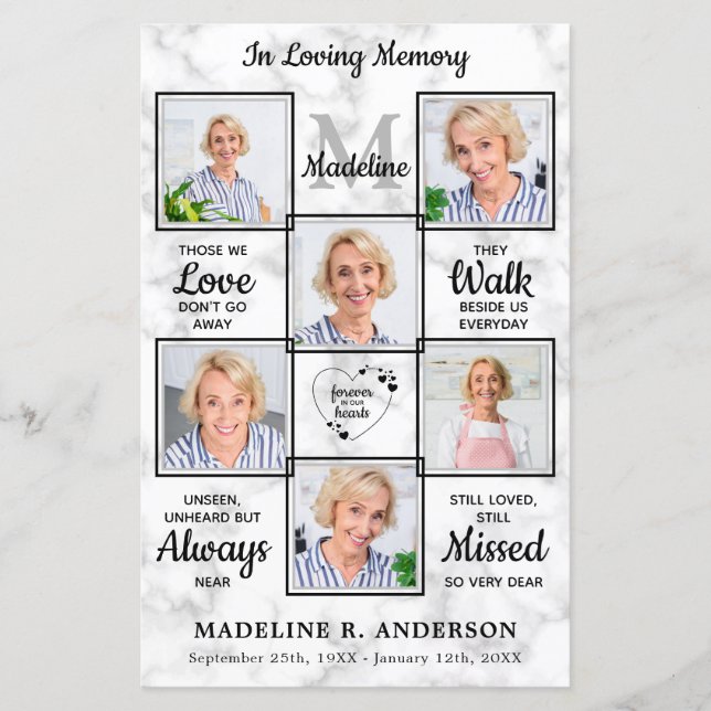 Orçamento Moderno Marble Memorial Funeral (Frente)