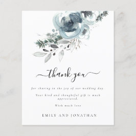 Orçamento Moderno Natal Florais Casamento Obrigado