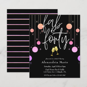 Orçamento Moderno Sparkle "Fab & Quarty" Anivers