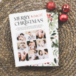 Orçamento | Momentos de Feliz | Foto do Natal mode<br><div class="desc">Compartilhe a alegria desta temporada de festas com o nosso cartão de festas de Natal 'Moments Felizes'. Esta elegante e moderna design apresenta 'Feliz Natal' na tipografia na moda serif com ligamentos artísticos e florescimento. Alinhado à direita, seu nome de família é escrito em uma caligrafia vermelha para um cartões...</div>