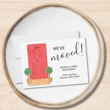 Orçamento Movimentamos Cartão de Anúncio de Porta 