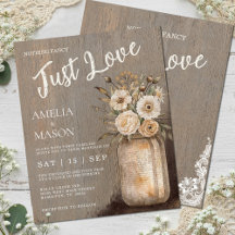 Orçamento Nada Chique Apenas Amor Mason Jar Casame