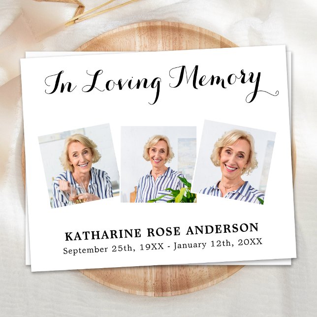 Orçamento No Adoro Memória 3 Funeral Foto Obrigado (Criador carregado)