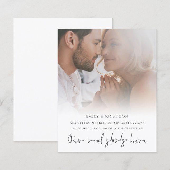 Orçamento Nossa Estrada Começa Aqui Foto Salvar A  (Frente/Verso)