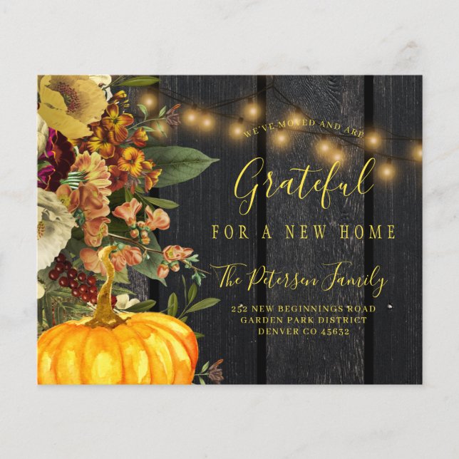 Orçamento novo anúncio de outono (Frente)