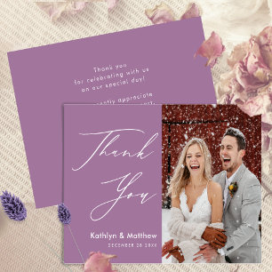 Orçamento Obrigado A Elegante Mauve Purple Modern