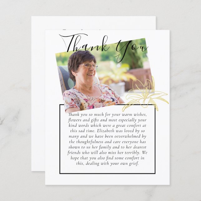 ORÇAMENTO Obrigado Foto Obituária do Memorial Fune (Frente/Verso)