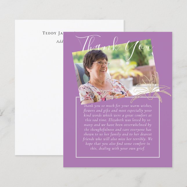 ORÇAMENTO Obrigado Foto Obituária do Memorial Fune (Frente/Verso)