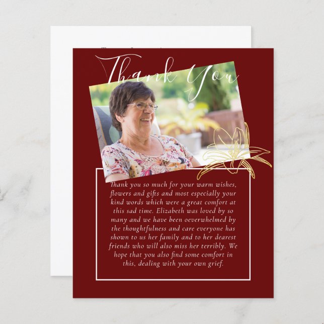 ORÇAMENTO Obrigado Foto Obituária do Memorial Fune (Frente/Verso)