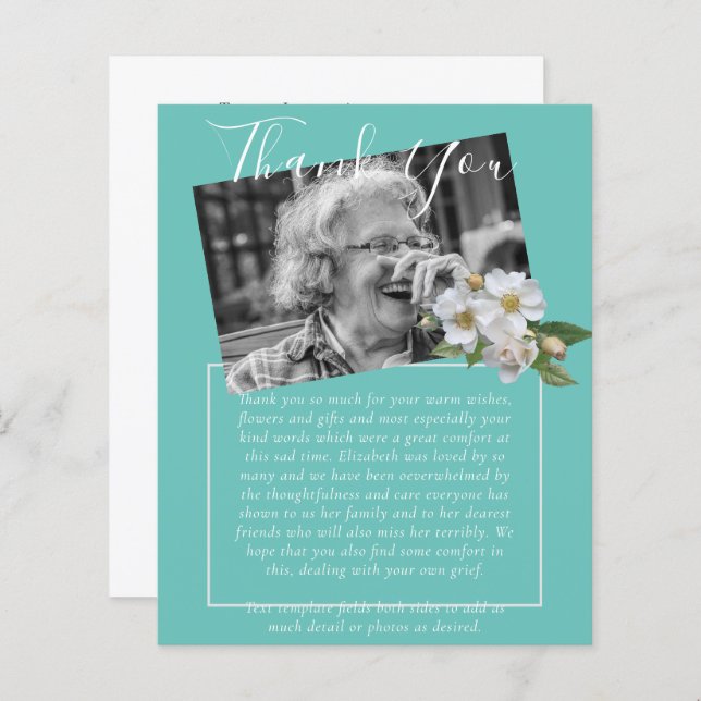 ORÇAMENTO Obrigado Foto Obituária do Memorial Fune (Frente/Verso)