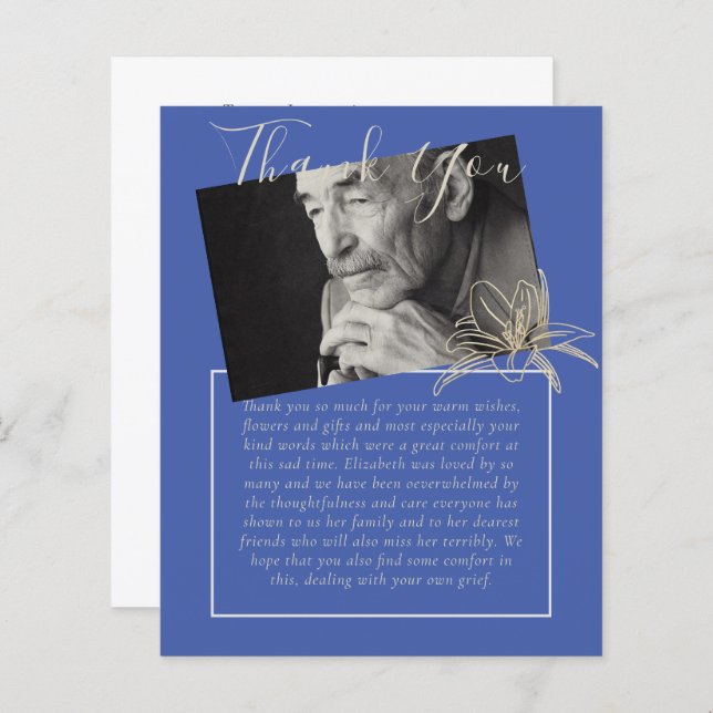 ORÇAMENTO Obrigado Foto Obituária do Memorial Fune (Frente/Verso)