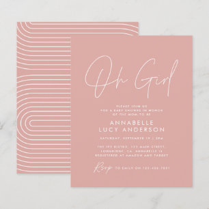 orçamento, oh, chá de fraldas, script rosa