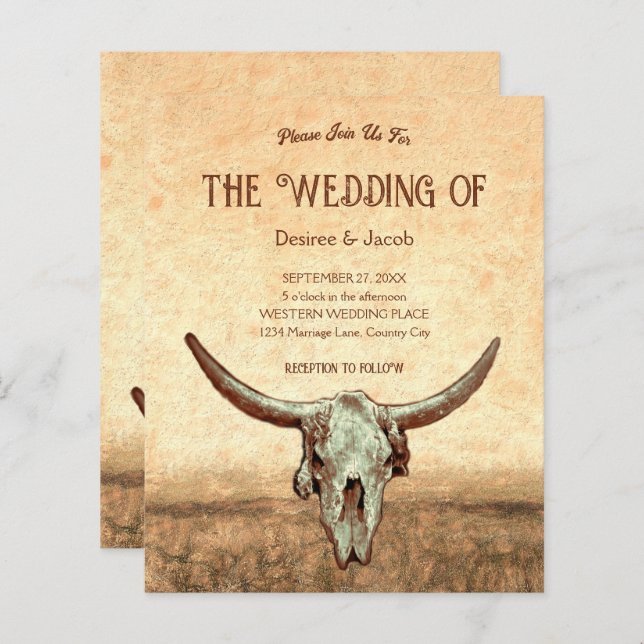 Orçamento País Russo Ocidental - Caveira Touro (Frente/Verso)