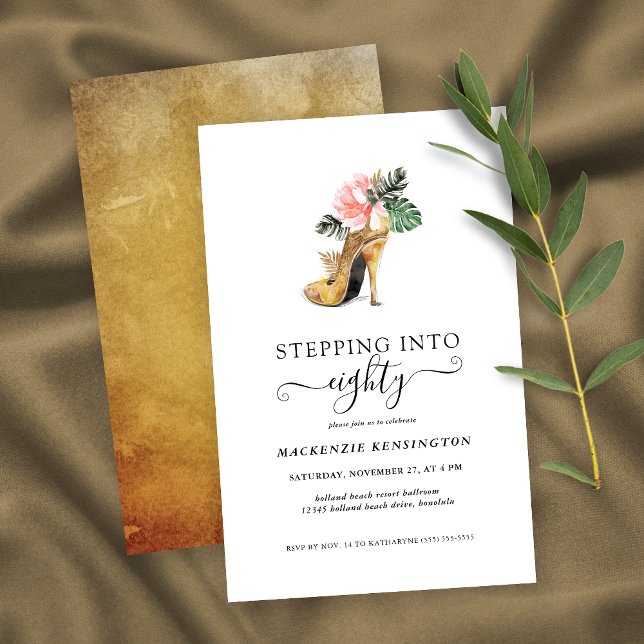 Orçamento Passando Para 80 Saltos Dourados Florais (Criador carregado)