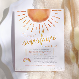 Orçamento Pequeno Raio de Sol Boho Baby Shower