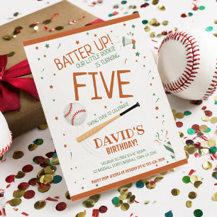 Orçamento Pequeno Rookie Baseball Brown Aniversári