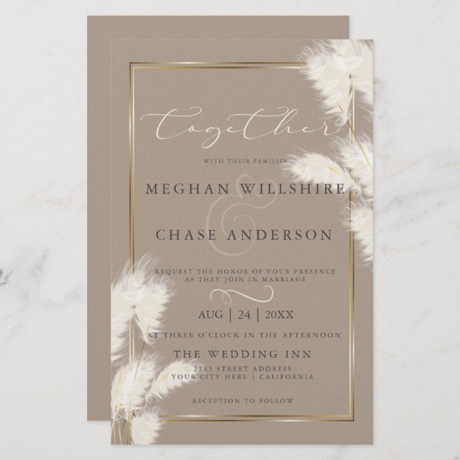 Orçamento Personalizado Abby1 Elegante Grama de Pa (Frente/Verso)