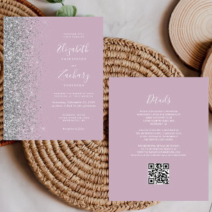 Orçamento Po dusty Lilac Prata Brilho Código QR Ca