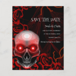 Orçamento Preto Vermelho-negro, crânio gótico-sang