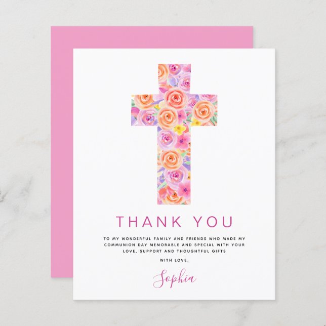 Orçamento Primeira Comunidade Sagrada Obrigado Ros (Frente/Verso)