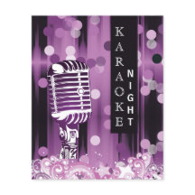 Orçamento Purple Sweet 16 Convite Karaoke