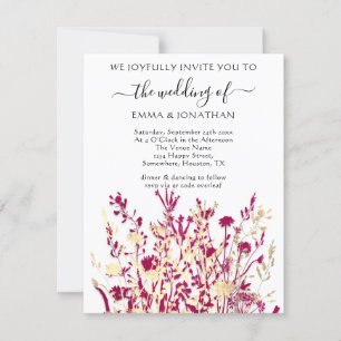 Orçamento QR CÓDIGO Floral Meadow White Marsala