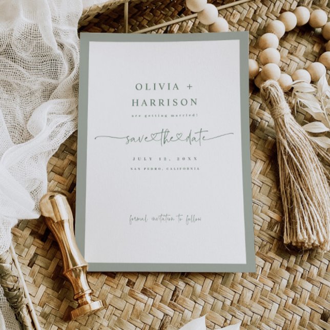 Orçamento Quadro Anúncio de Salvar a Data do Cartã (Criador carregado)