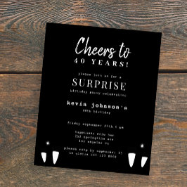 Orçamento qualquer convite de aniversário etário