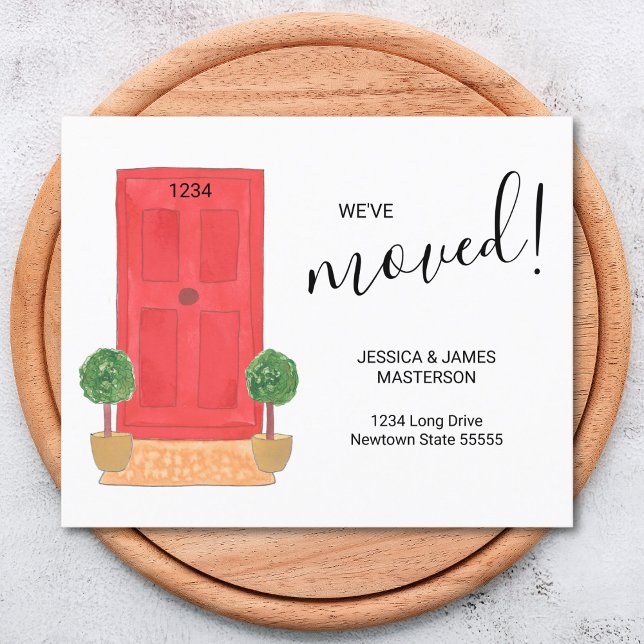 Orçamento que movemos o anúncio da porta vermelha (Criador carregado)