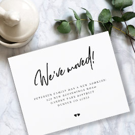 Orçamento que movemos o anúncio em movimento moder