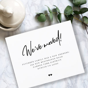 Orçamento que movemos o anúncio em movimento moder