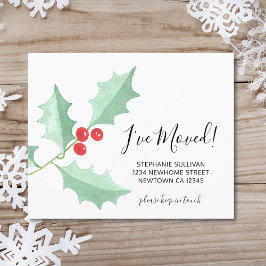 Orçamento que movi a placa Holly de Watercolor