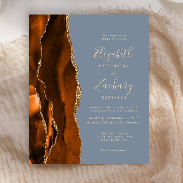 Orçamento Queimado Laranja Agato Dusty Casamento A (Criador carregado)