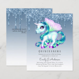 Orçamento Quinceanera Brilho Unicórnio Anicórnio A