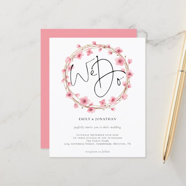 Orçamento Realizamos Convite De Casamento De Quadr (Frente/Verso In Situ)