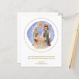 Orçamento Retirado Num Cartão De Natal De Nativida