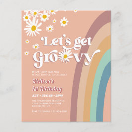 Orçamento Retro Vamos Groovy Daisy Rainbow Anivers