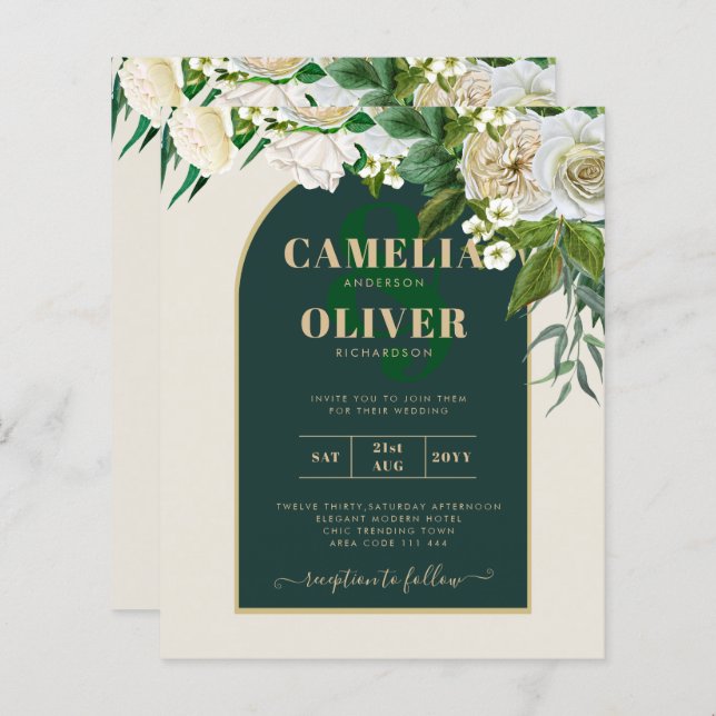 ORÇAMENTO RODAS brancas Florestas Casamentos no in (Frente/Verso)