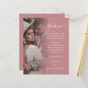 ORÇAMENTO Rosa Empoeirado Foto Casamento Agradecim