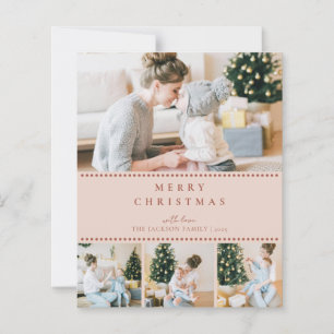 ORÇAMENTO Rosa Moderno Natal Multi Foto