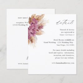 Orçamento Roxo Floral Boho Detalhes