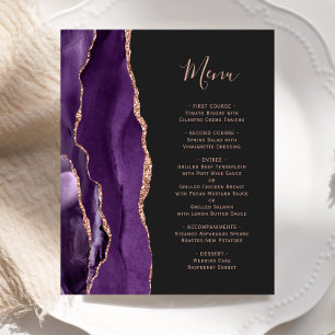 Orçamento Roxo Rosa Dourado Ágata Escuro Casamento