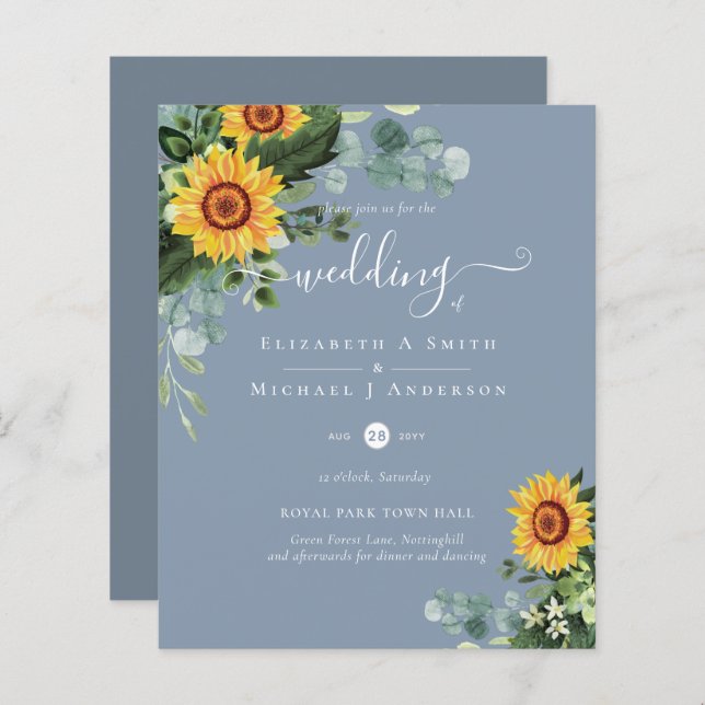 Orçamento Russo Girassóis Eucalyptus Deixa Casamen (Frente/Verso)