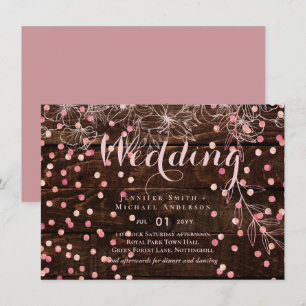 Orçamento Rustic ROSEGOLD Casamento
