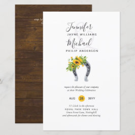 Orçamento Rustic Sunflower Barn Wedding Inv