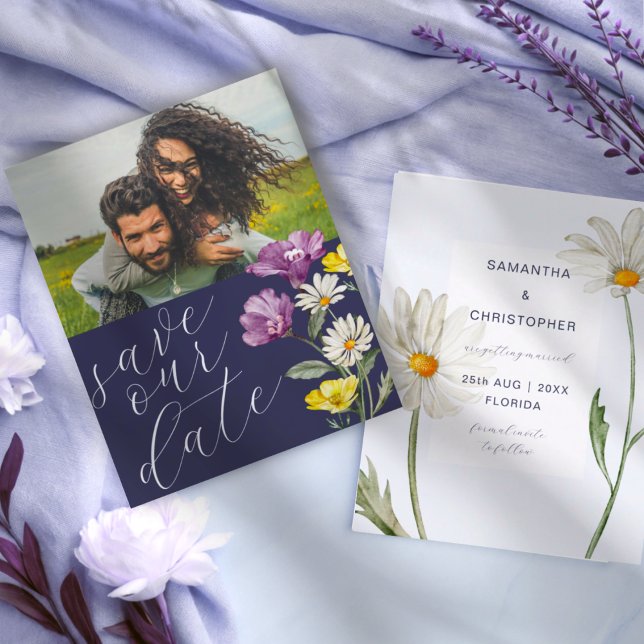 Orçamento Salvar Nossa Data Foto Casamento Flor Si (Criador carregado)