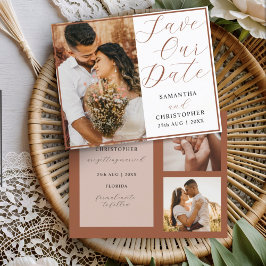 Orçamento Salve Nossa Data Terracotta Foto Casamen