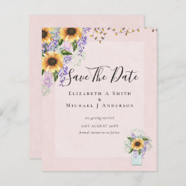 ORÇAMENTO SALVO AS DATAS Rústicas Girassóis Roxo