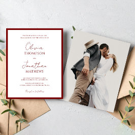 ORÇAMENTO Script Foto Casamento Borda Vermelha Sim