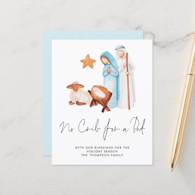 Orçamento Sem Cribo Para Cartão De Natal De Nativi (Frente/Verso In Situ)